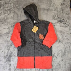 Vintage Y2K Starwars Polyvinyl Jacket Size Youth XL NWT Sith Lord Black